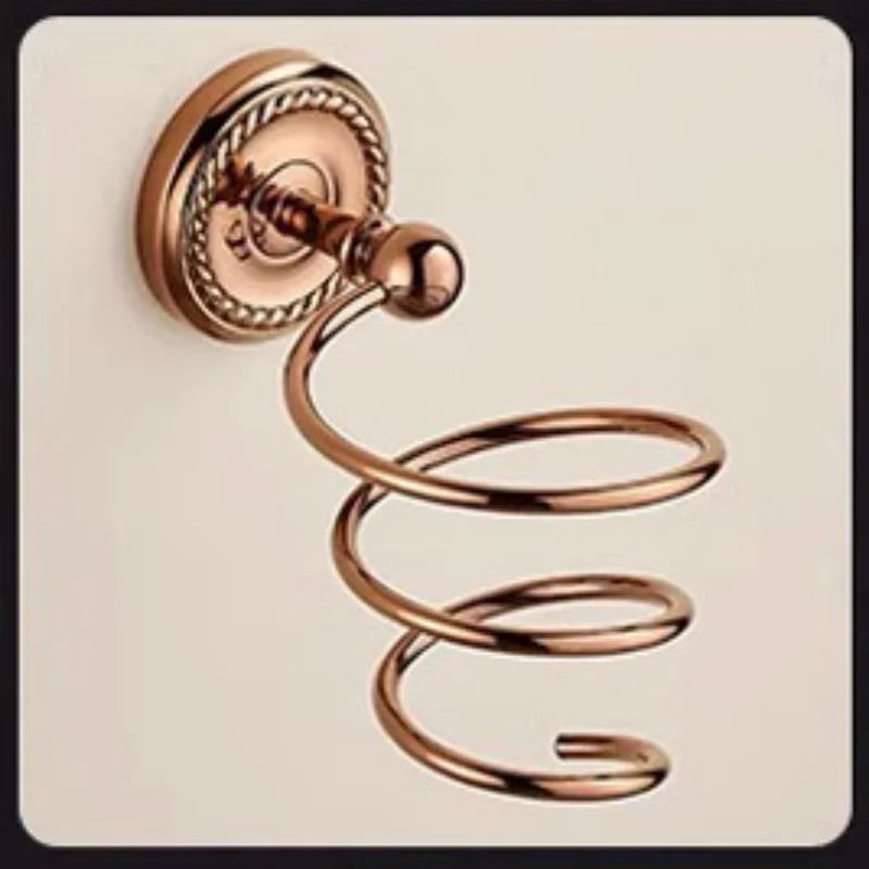 Brass Toilet Brush Holder Bathroom Shelf Rose Gold Paper Holder Towel Bar Soap Holder Towel Rack Towel Hook Bathroom Hardware - view 6