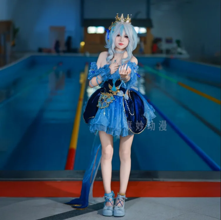 

Gift Game Honkai: Star Rail Furina de Fontaine Game Cosplay Costume Uniform Anime Clothe Halloween Women Man Full Set