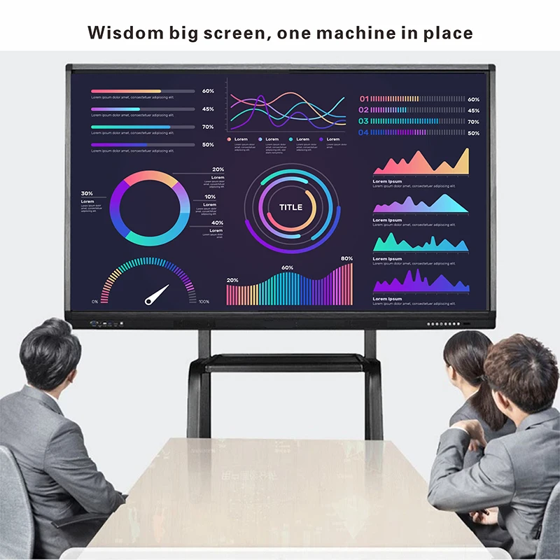 Joueasy ZRY-55 4K LCD Interactive Multimedia Touch Electronic Whiteboard for Office Meetings & Teaching