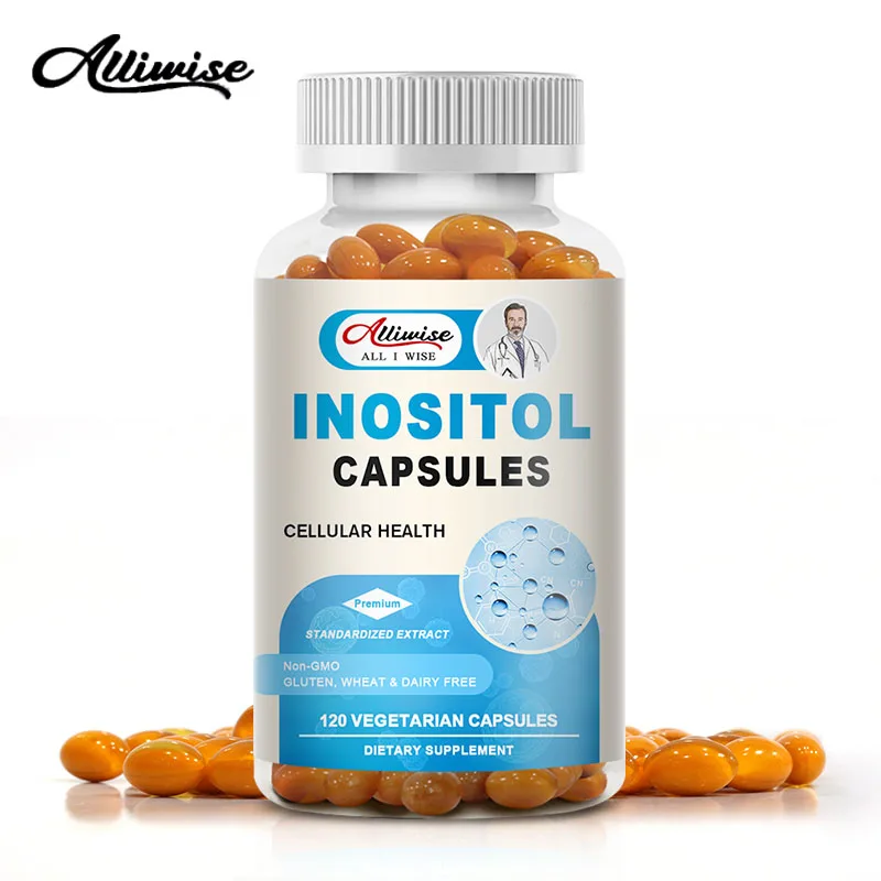 Alliwise Inositol Capsule Hormone Balance Regulate Menstrual Supports Ovarian Health & Fertility Function Hormone Balance