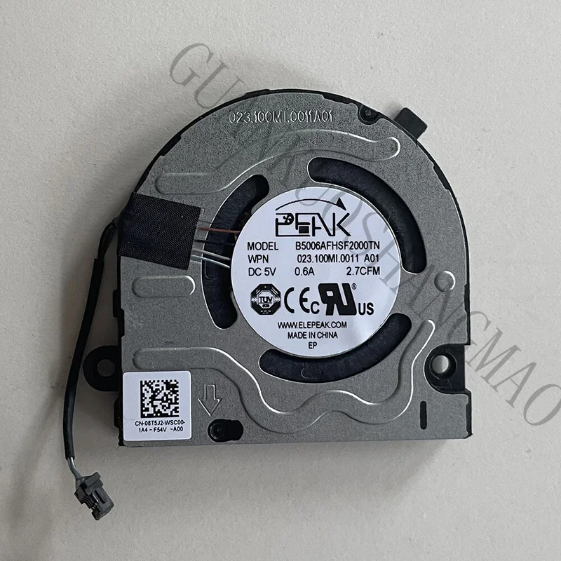HJY...Suitable for Dell Inspiron 13 5310 fan laptop 0XKD91 06T5J2