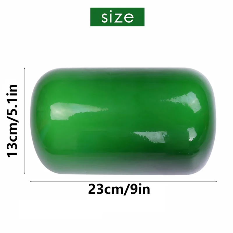 YLS-غطاء المصباح الزجاجي الجديد ذو اللون الأخضر/مصباح المصرفيين غطاء زجاجي عاكس الضوء #6