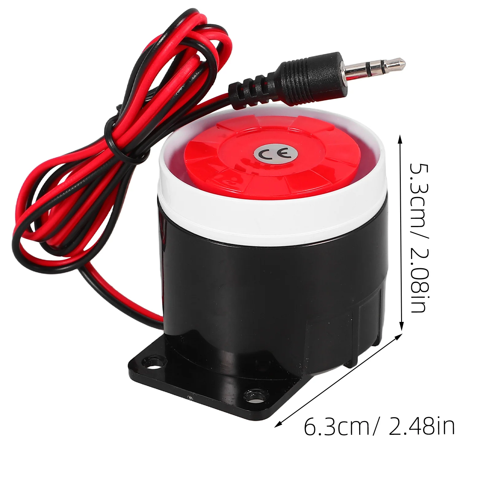 Mini Security Alarm Horn with Clear Loud Sound for Home Office Shop Anti-Theft Emergency Safety Alarming System Reliable Plastic