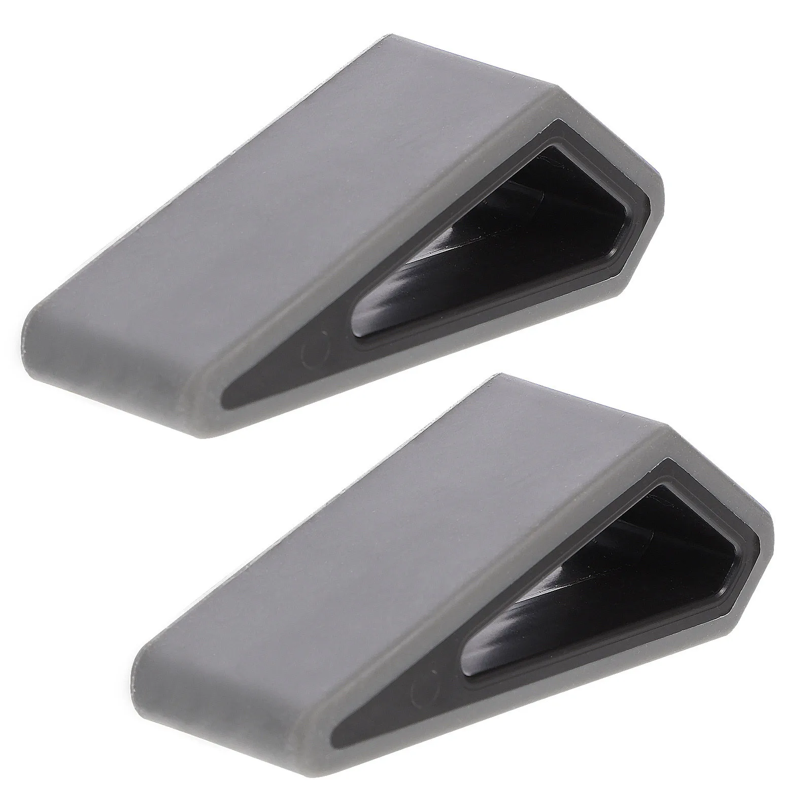 

2Pcs Laptop Stand Computer Riser Adjustable Height Notebook Holder Portable Elevation Desk Support Black Grey Laptop Stand