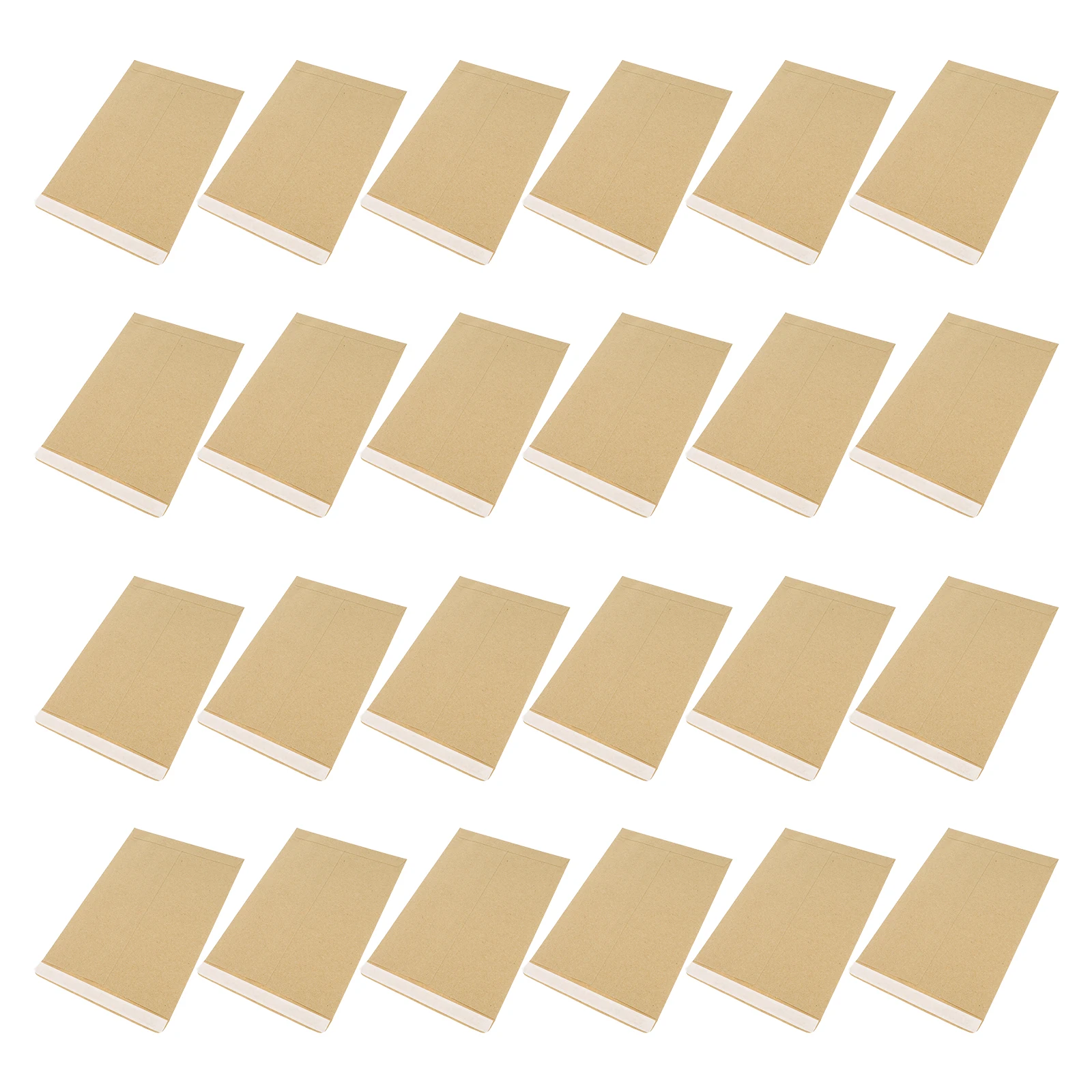 

50pcs Kraft Paper Envelopes Brown Classic Letter Storage Bags for Cash Gifts Holidays Weddings Elegant Plain Color Envelopes