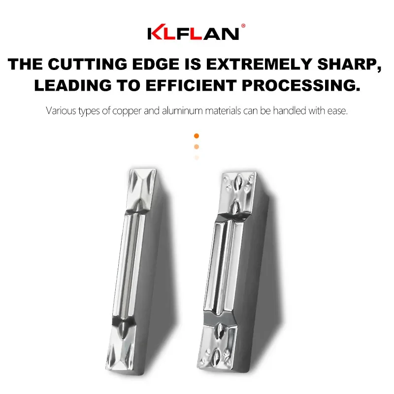 

Copper And Aluminum Special CNC Inserts MGMN MRMN MGGN Grooving And Cutting Carbide Sharp And Durable Inserts