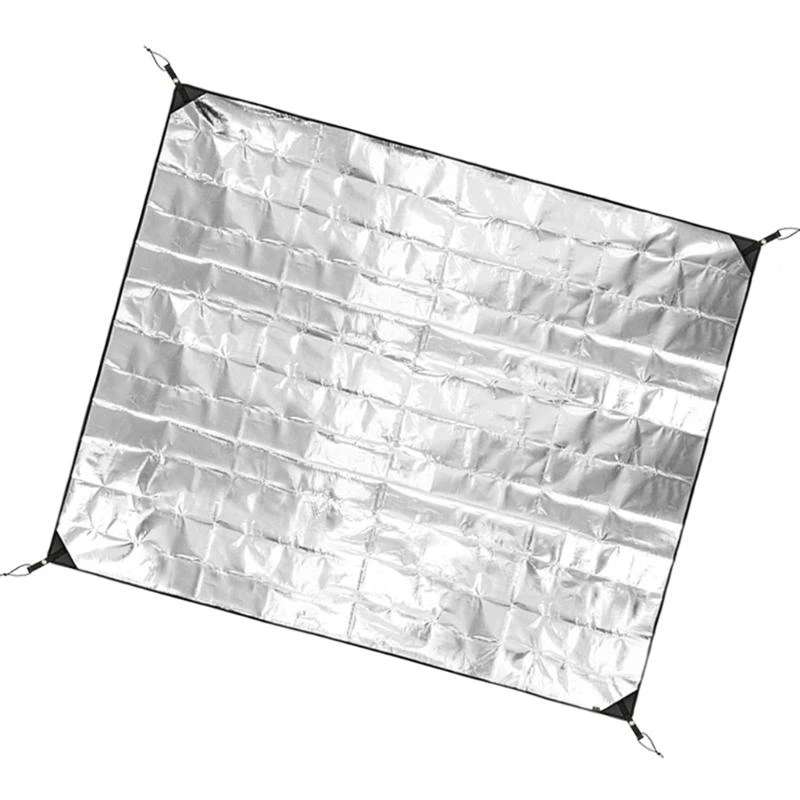 37JE Aluminum Foil Foams Pad Waterproofs Camping Picnics Mat Sleep Tent Pad