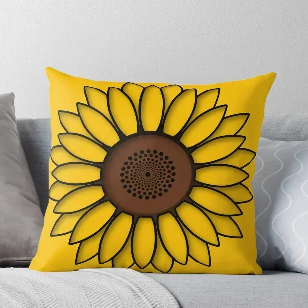 

Sunflower Throw Pillow home decor items Plaid Sofa pillows decor home pillow