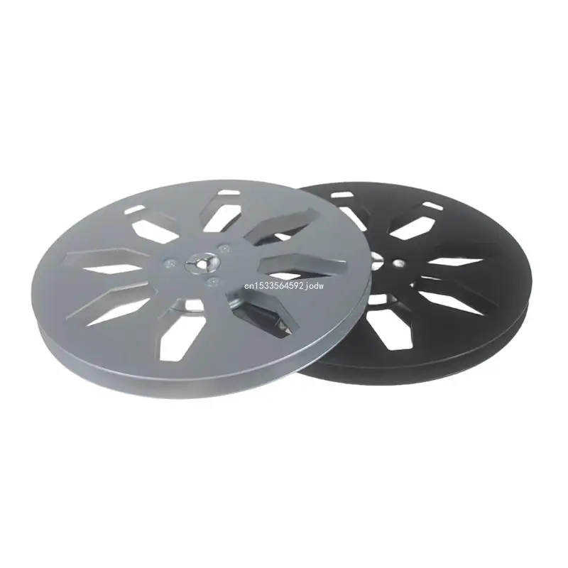 

1/4 7 Inch Empty Tape Reel Aluminum Alloy 8 Hole Universal Opening Machine Part Sound Tape Empty Reel 1/4 7 Inch Dropship