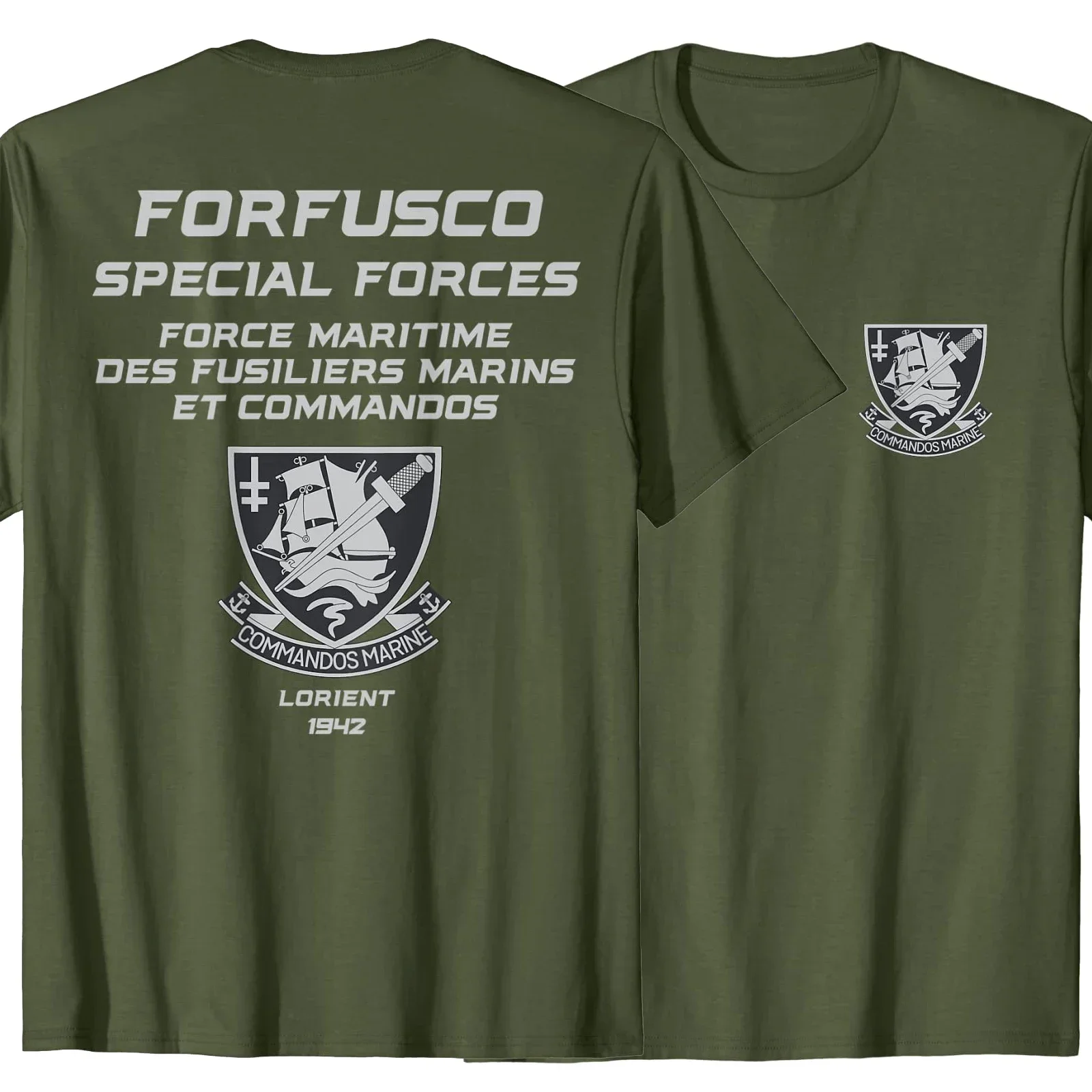 French Military Special Force Counter Terrorism T-Shirt 100% Cotton O-Neck Short Sleeve Summer Casual Mens T-shirt Streetwear