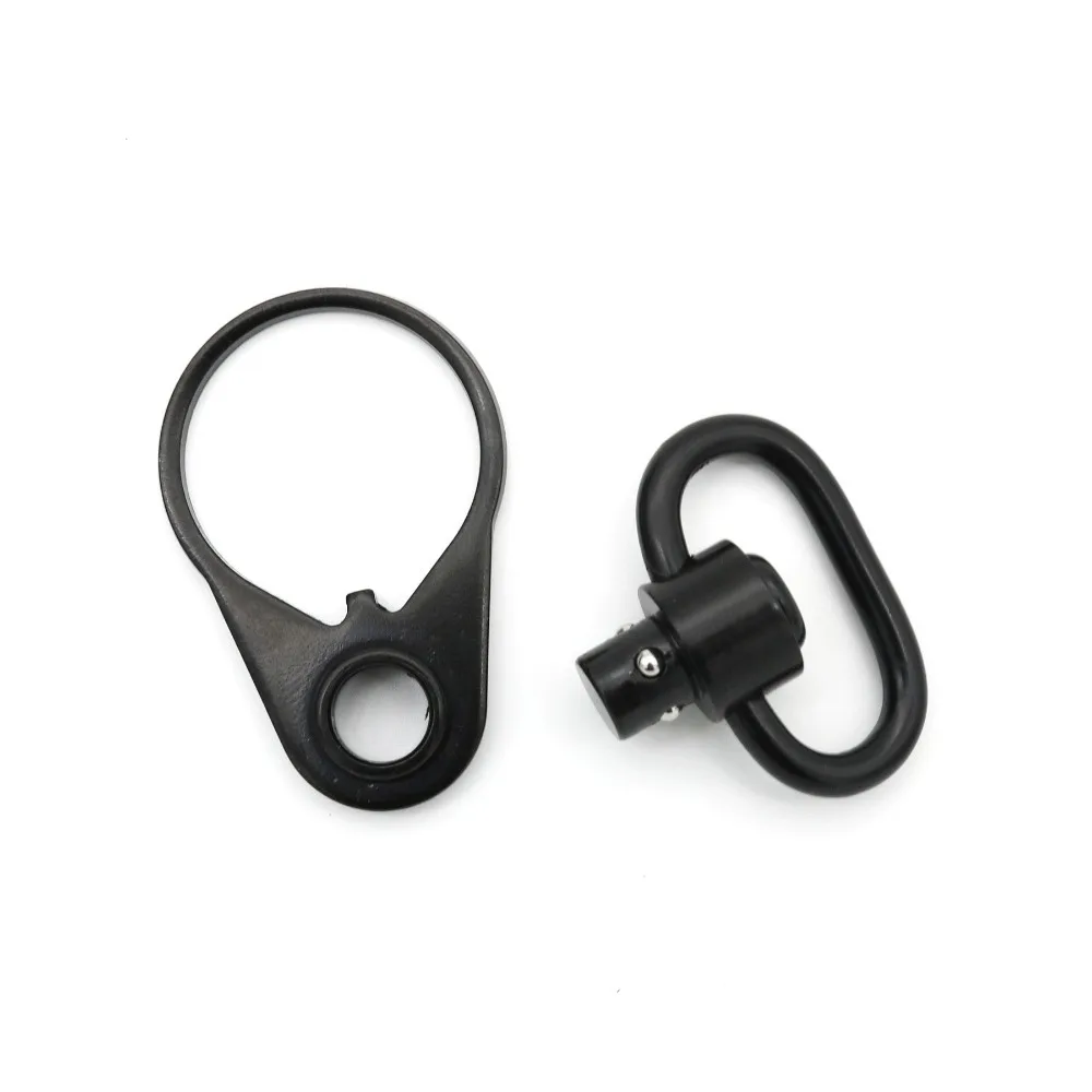 Taktischer GBB Quick Detach QD Sling Swivel Rotating Adapter für Zielfernrohrmontage, passend für.223 AR15 20mm Picatinny-Schiene, Jagdzubehör – Detail 3