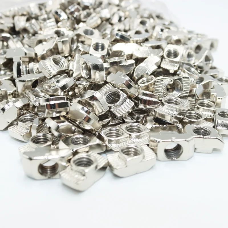 50 per/los Aluminium-Extrusion profil t Mutter m3 m4 m5 m6 m8/Serie Hammerkopf schlitz T-Muttern Stecker für T-Schlitz – Detail 3