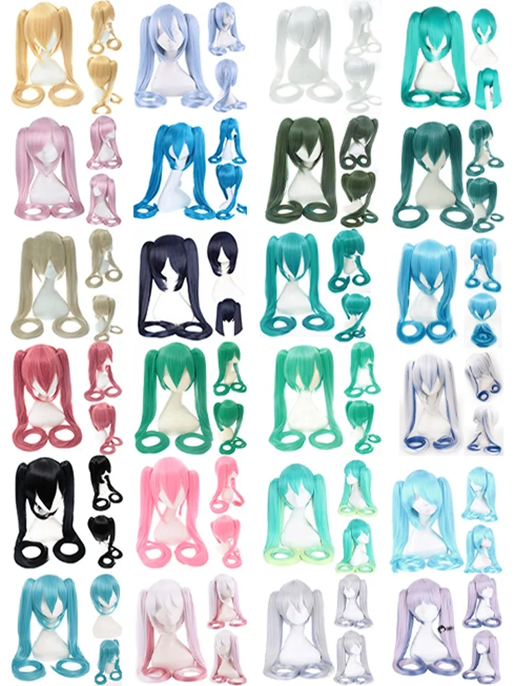 vocaloid-ミク-桜姫-コスプレウィッグ-アニメキャラクター-コスプレアクセサリー-伝統的な日本の巫女衣装小道具