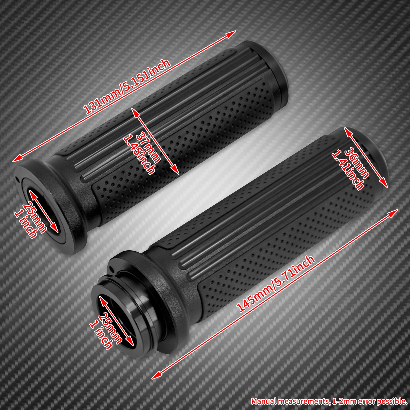 25 مللي متر دراجة نارية 1 ''المقود القبضات الإلكترونية خنق اليد القبضات الألومنيوم ل هارلي بجولة 2008-2025 إلكترا الإنزلاق سوفتيل #6