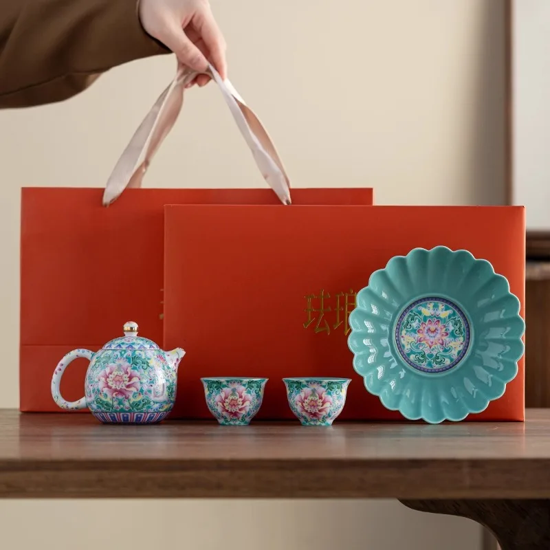 service-a-the-en-email-un-pot-boite-cadeau-de-deux-tasses-cadeau-de-vacances-souvenir-de-reunion-annuelle-de-l'entreprise