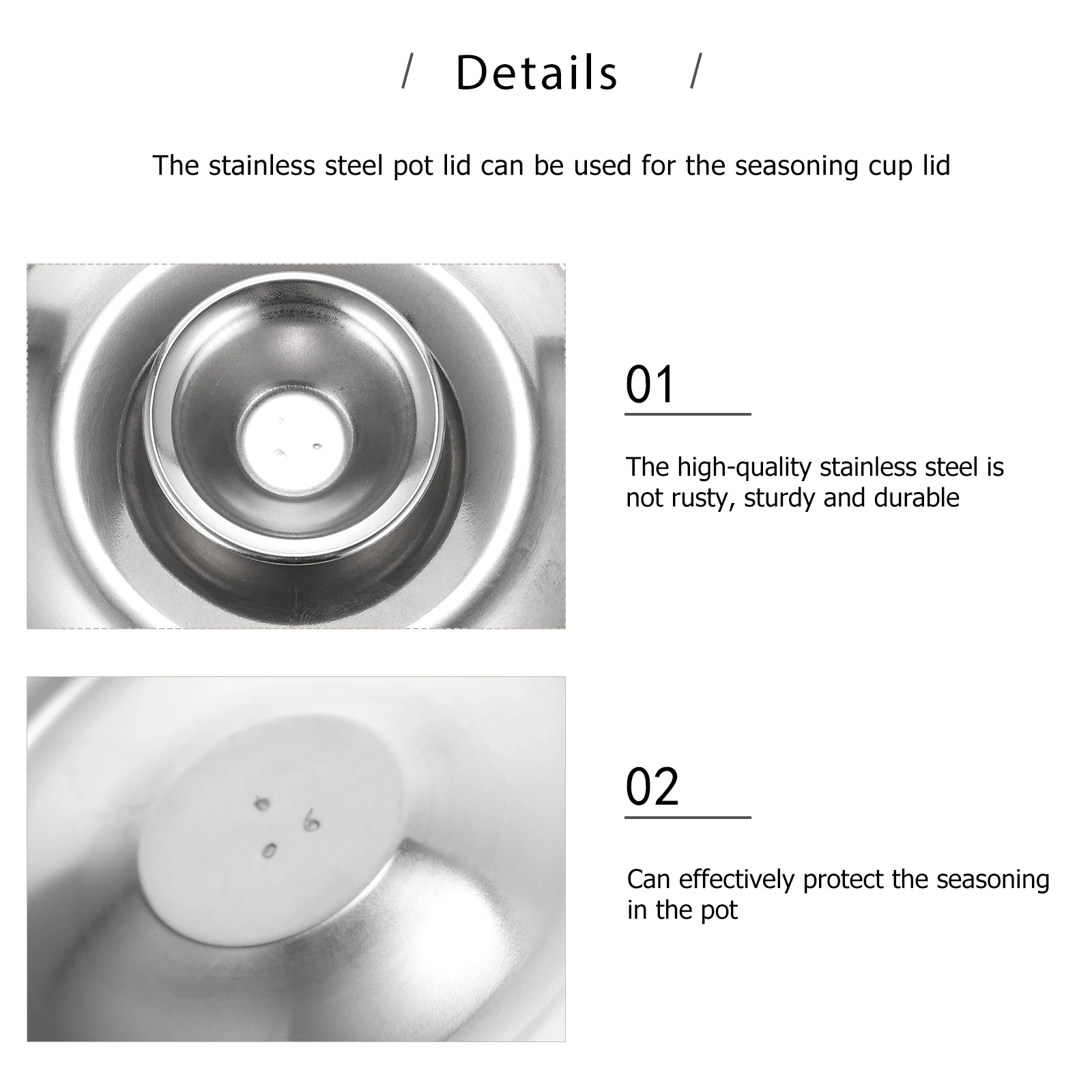 

Cylinder Head Lid for Cooking Pan Mini Stainless Steel Lids Griddle Pot Cover Tiny Pans Cookware Bakeware Masonry Cooker