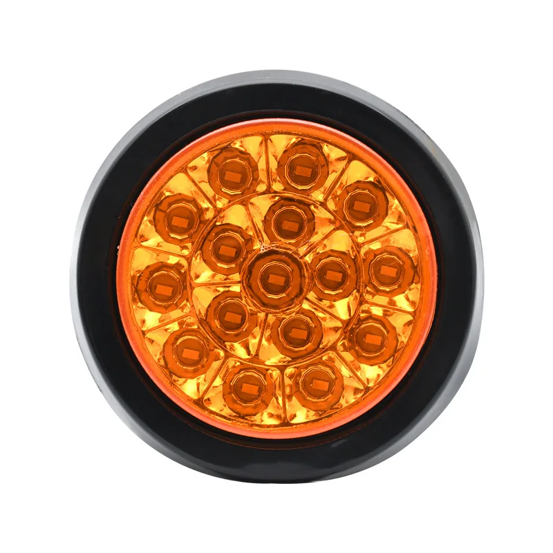 Universal Round LED Tail Light 4 inch 12V 24V Reverse Lamp Turn Signal Light Car Truck Trailer Van
