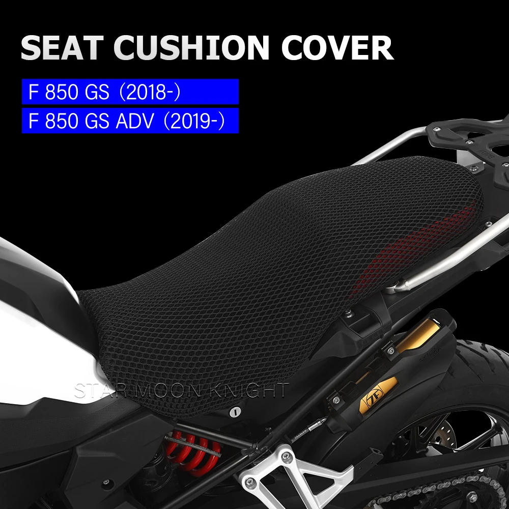 For BMW F850 GS(2018-) F850GS ADV(2019-) 3D Mesh Seat Covers Breathable Seat Protector Pad  Motorcycle Fabric Cushion Seat Cover