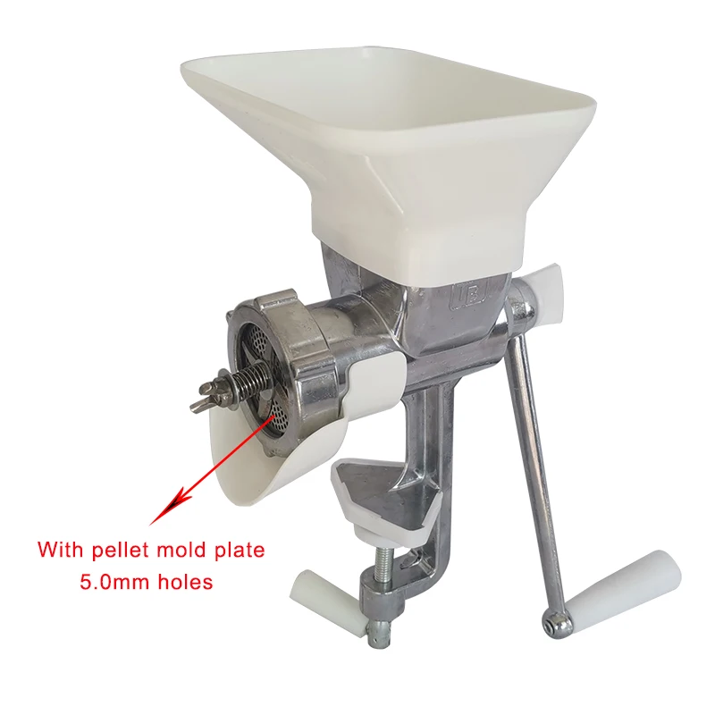 Manual Feed Pellet Machine Small Animals Food Feed Granulator Fish Bird Cat Dog Pet Feed Pellet Making Processing Tool