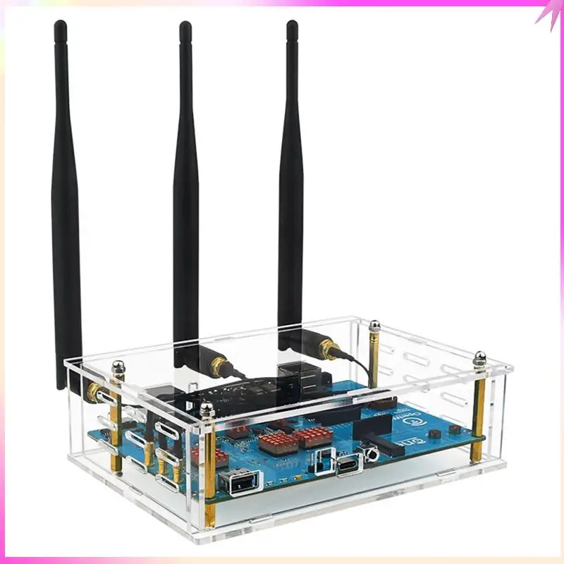 

B68C Акриловый чехол Forbanana Pi Openwrt One Чехол Forbanana Pi Openwrtone Можно доступны внешнюю антенну