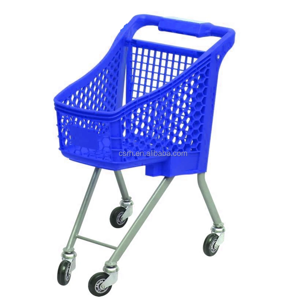 RH-SLC20L 570*380*720mm Colorful Supermarket Kids Trolley Smart Kids Plastic Shopping Trolley