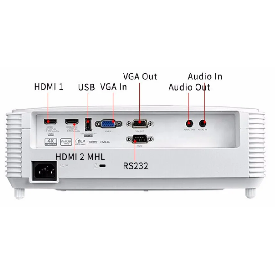 Hot Sale GT1080HDR Digital Projector 3800 Lumens 1080P Household H-D Ultrashort Focus Dlp 3d Projector Optoma Projector