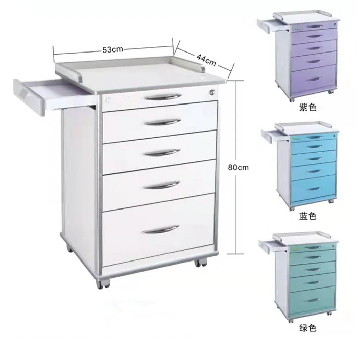 Cheap Portable Mobile Dental Cabinet Hospital Cabinet Dental Equipment Storage Cabinet Hot Sale