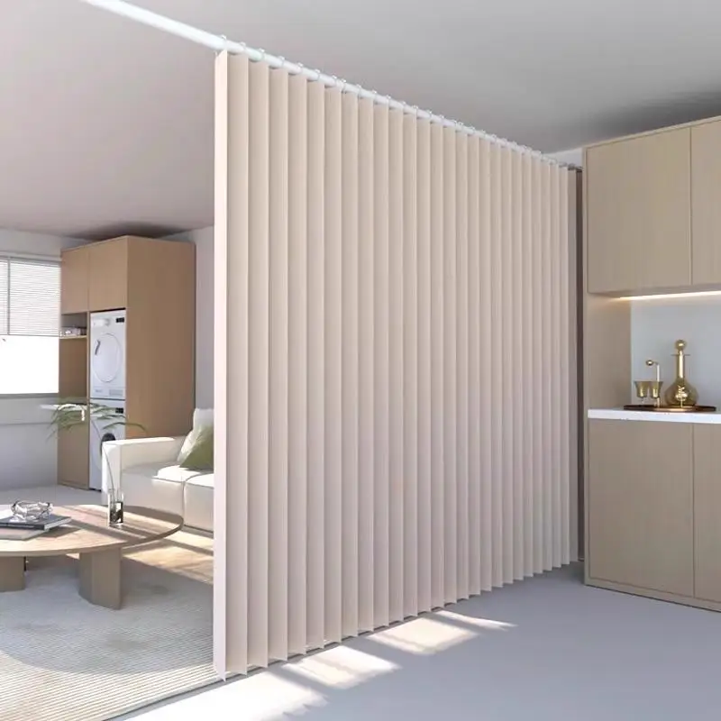 Room Divider Curtain for Balcony and Tea Room, Soft Privacy Panel with Elegant Drape and Decorative Home Style