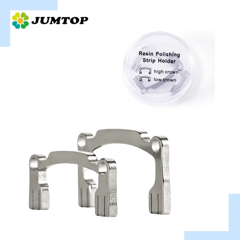 

Dental Polishing Strip Holder Dual Function Low Crown and High Crown Design for Professional Tooth Polishing