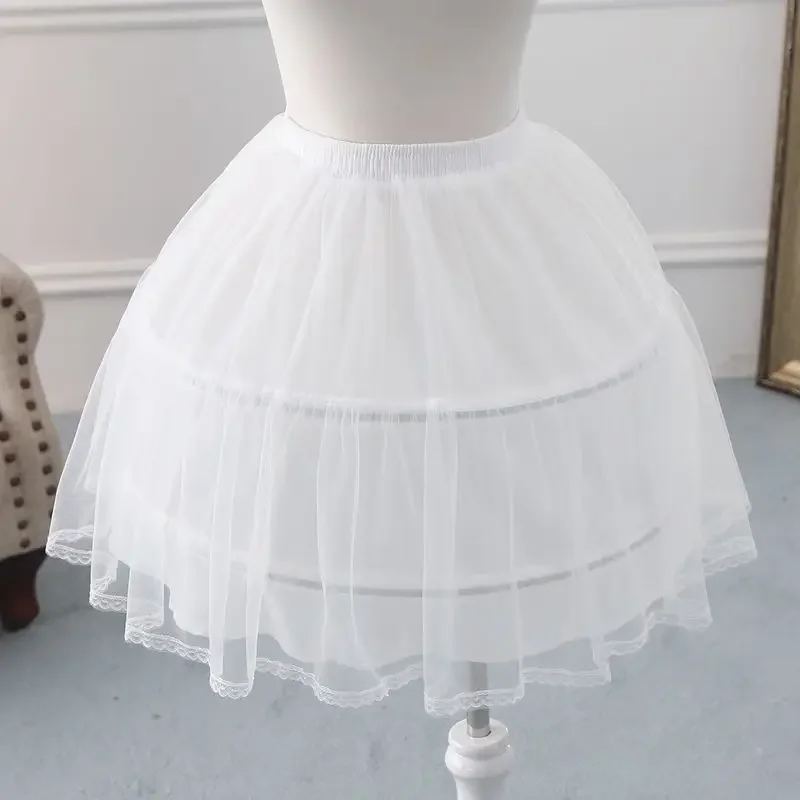 Lolita Skirt Support Violence Fish Bone Bustle Adjustable Daily Pettiskirt Bird Cage