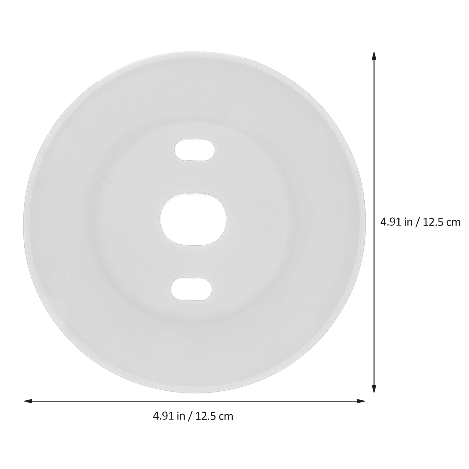 Thermostat Cover Wifi Nest Round Wall Plate Mount Holder Trim Accessory Part for Intelligent