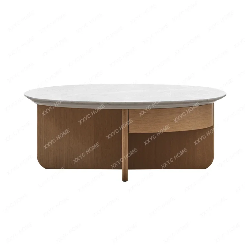 X-S  marble living room minimalist creative design model room coffee table HG