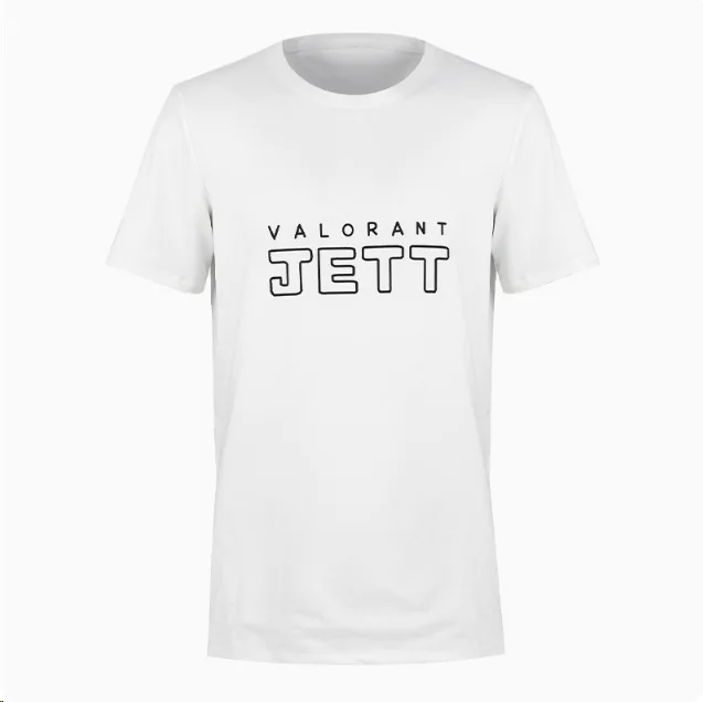 Juego Valorant Jett Cosplay disfraz peluca chaqueta blanca abrigo camiseta trajes adultos hombres mujeres Halloween carnaval traje