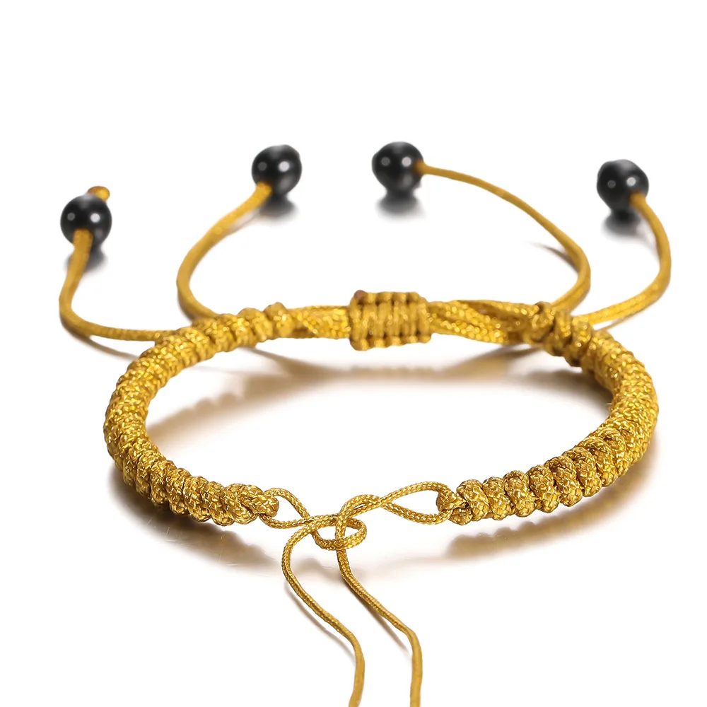 1pcs Hot Selling Bracelet Rope For couples, Suitable For Wearing gold, Jade Red Rope DIY Hand Woven semi-finished Product