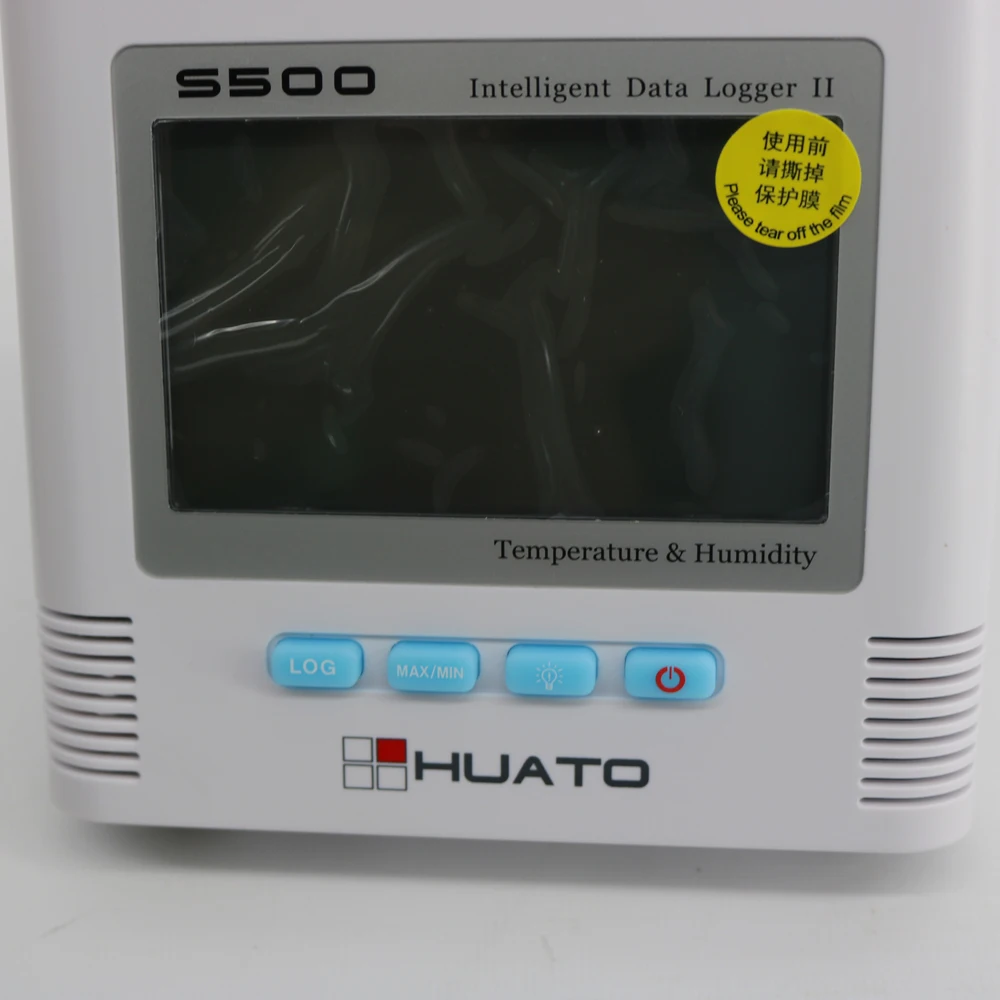 Huato S500-EX Alarm Temperature Humidity Data Logger Temperature and Humidity Recorder Range -40~+85℃