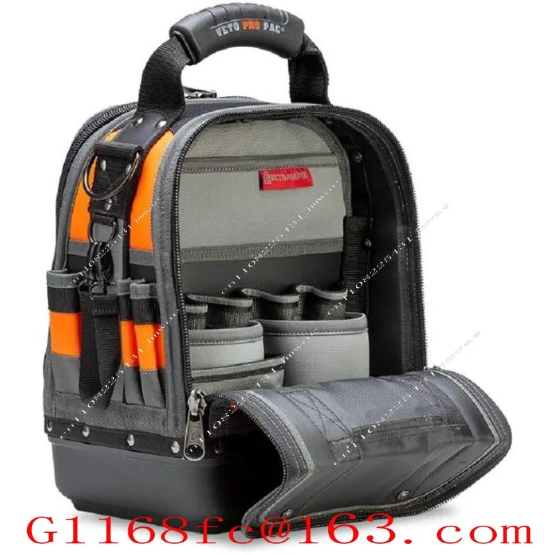 Large-capacity Multi-functional Toolkit, Multi-zipper and Multi-compartment Design, Convenient Storage, Strong and Durable