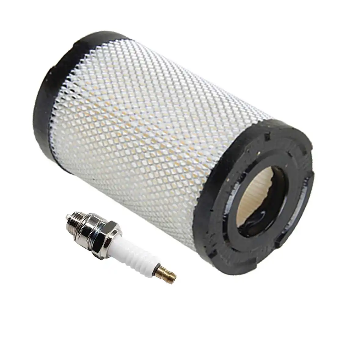 

Air Filter Spark Plug Fit for Tecumseh ECV100 LEV90 LEV100 LEV115 OVRM60 ECV120 H30 H35 Engine Mower 35066 23410051