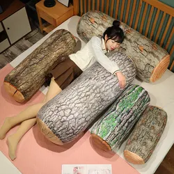 New 1cp 50/70/90cm 3d Simulation Wood Stump Pillow Plush Toy Creative Big Tree Pillow Cushion Pillow Birthday Gift Neck Pillow