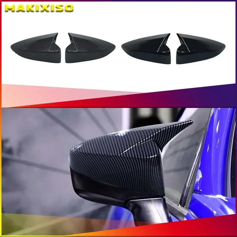 

ABS Carbon Fiber Side Door Rearview Mirror Cover Trims Auto Exterior Accessories For Toyota GT 86 GT86 Subaru BRZ 2012-2020