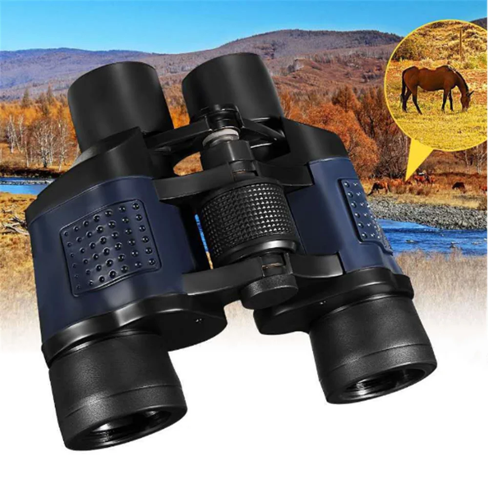 

Agnicy 60x60mm Double Cylinder with Coordinates Night Vision Binoculars High Power HD High Definition Red Film Telescope