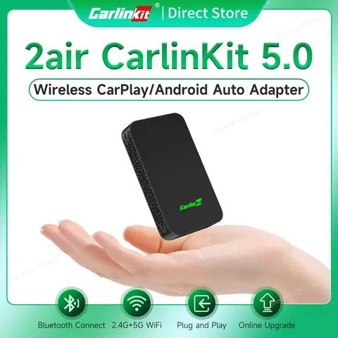 CarlinKit 5.0 Wireless CarPlay Adapter Android Auto Wireless Mini Car Play Box for Chevrolet Toyota VW Opel Porsche Volvo Kia
