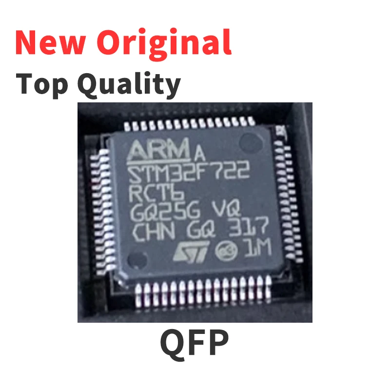 (1 Piece) STM32F722RCT6 STM32F722RET6 STM32F722VCT6 STM32F722VET6 STM32F722ZCT6 STM32F722ZET6 QFP New Original