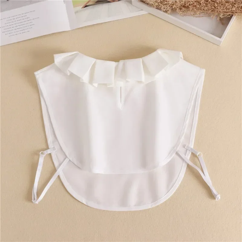 Корейский стиль, искусственный воротник, винтажный съемный воротник рубашки для женщин, блузка, свитер, накладной воротник, топ с лацканами, галстуки