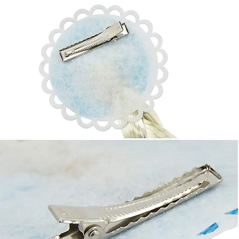 เด็กวิกผม Braids เด็กทารกคอสเพลย์แสดงแต่งตัวอุปกรณ์เสริมผม Anna เจ้าหญิงสไตล์ผมคลิป Elsa Hairpin แต่งหน้าผม