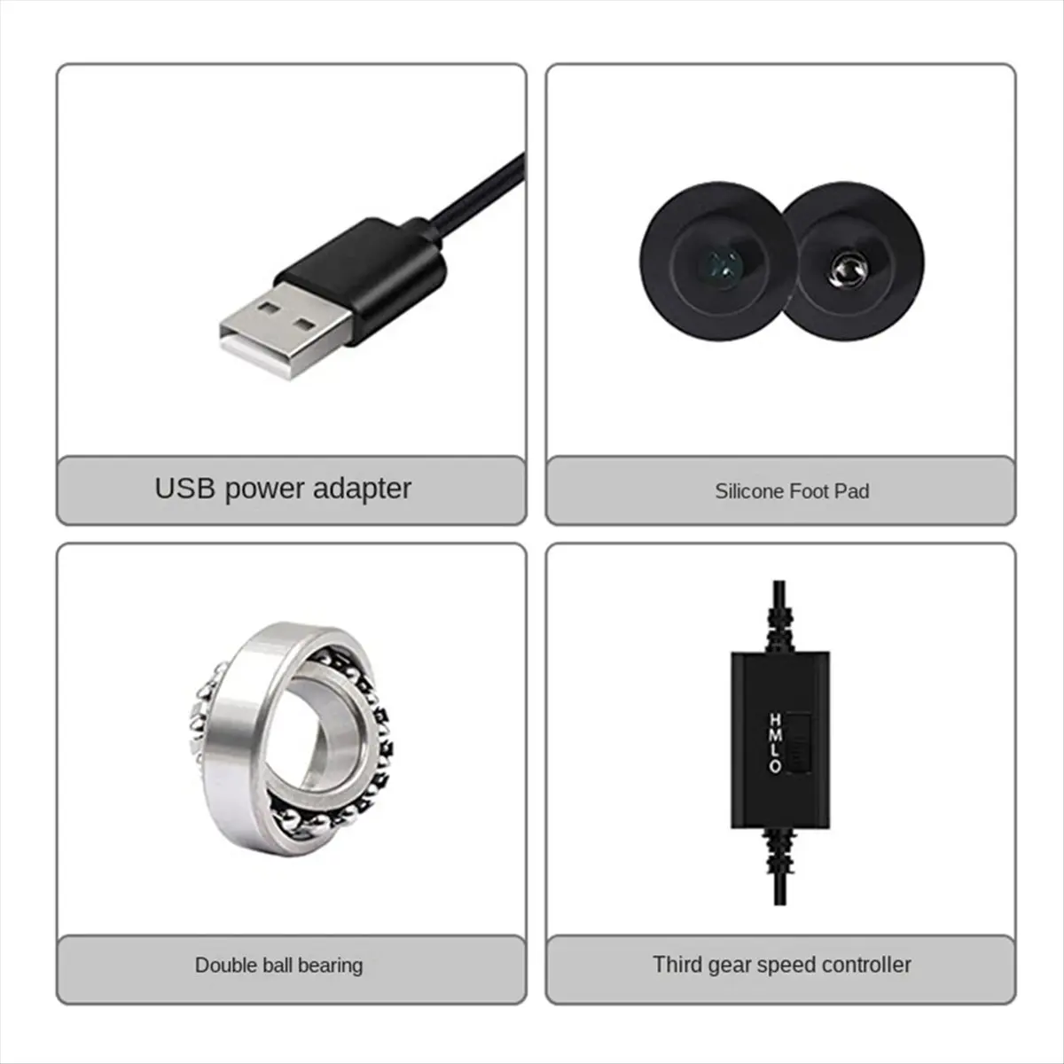 A40I Computer PC Case Fan USB Powered 5V Silent Chassis Cooler for Router Cooling Screws Protective Net D