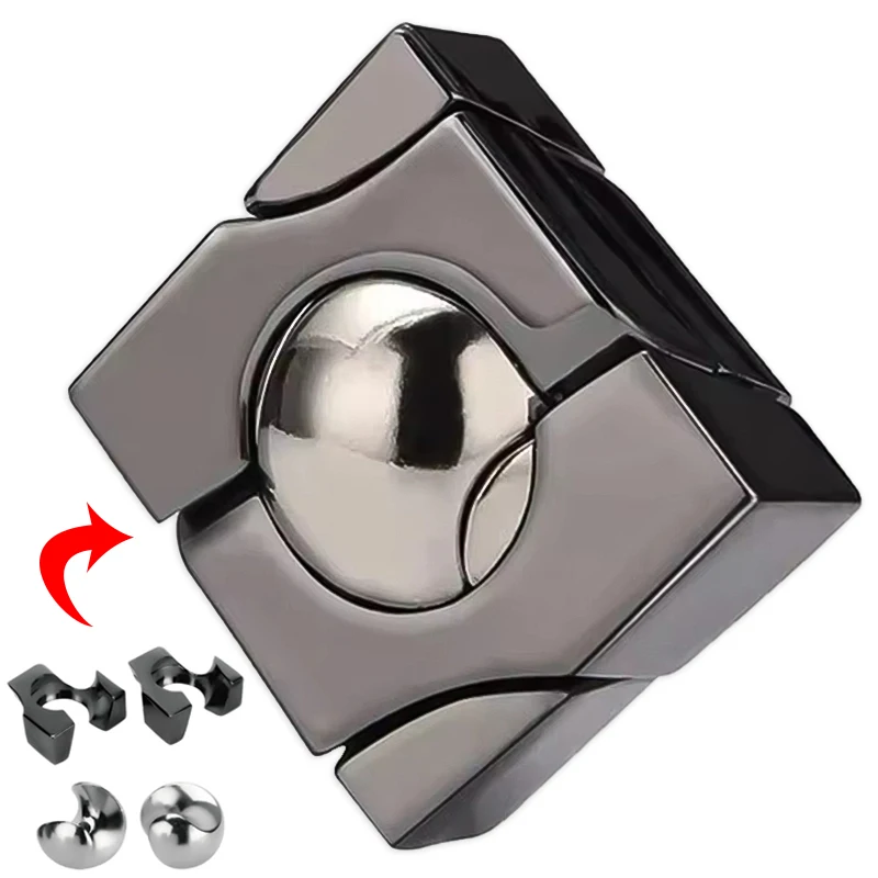 

Волшебный шар, разблокирующая игрушка-головоломка для детей, разборка и сборка, игрушка-головоломка из цинкового сплава, игрушка для разблокировки высокой сложности