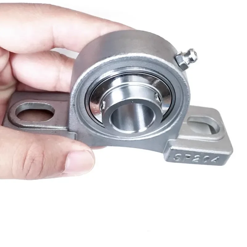 1pcs Pillow Block Bearing Unit Stainless Steel SUCP204-210 P212 Corrosion Resistant for Food & Industrial Machinery