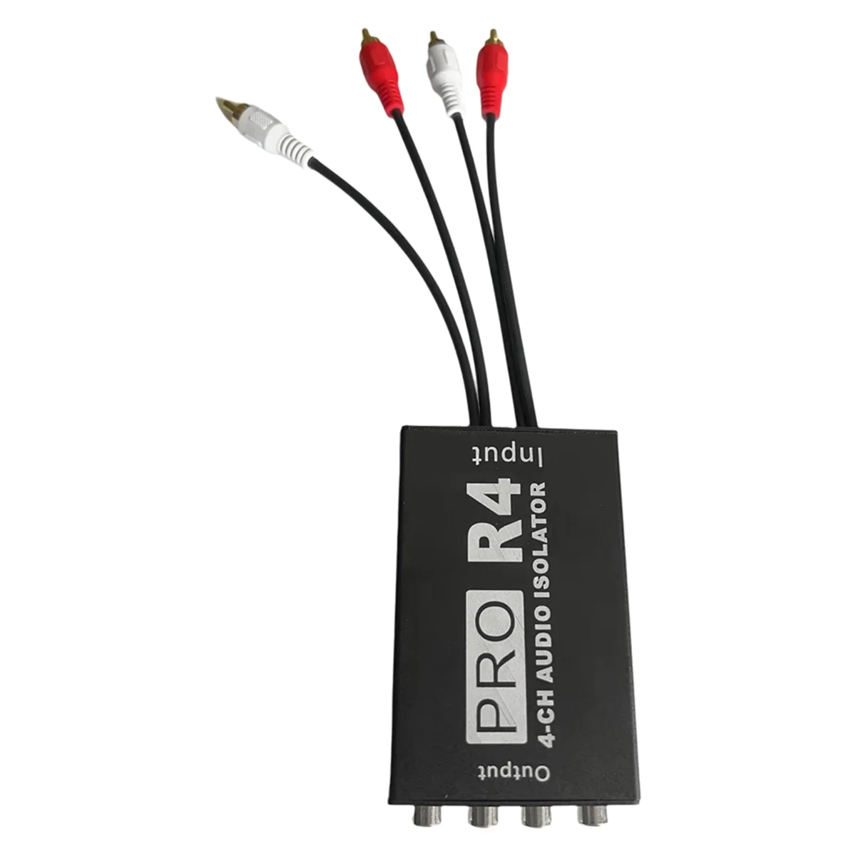 4 قنوات عازل الصوت RCA الصوت عازل الضوضاء سيارة محمولة الحالي الصوتية مزيل الضوضاء المعزل الأرضي المشترك