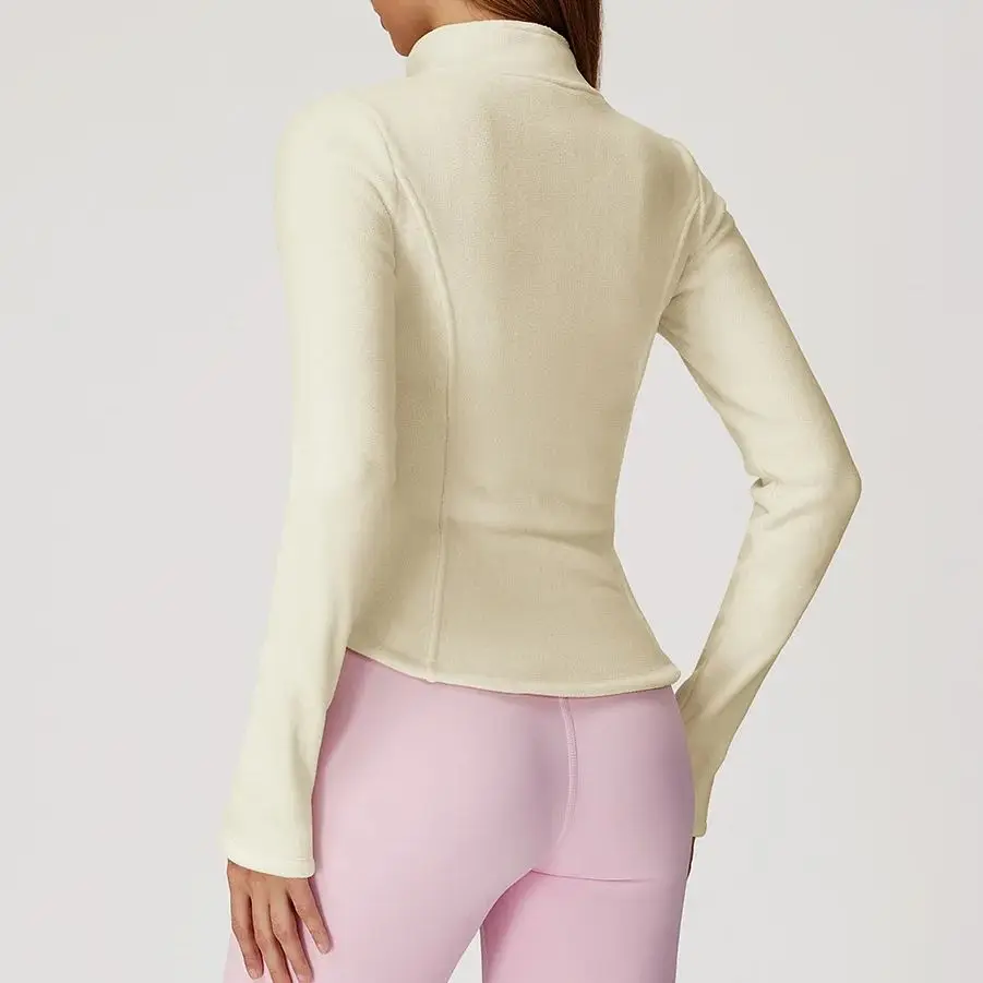 

Новое осенне-зимнее флисовое пальто, женское флисовое пальто премиум-класса из ягненка, женское флисовое уличное толстое теплое пальто, спортивная куртка с длинными рукавами