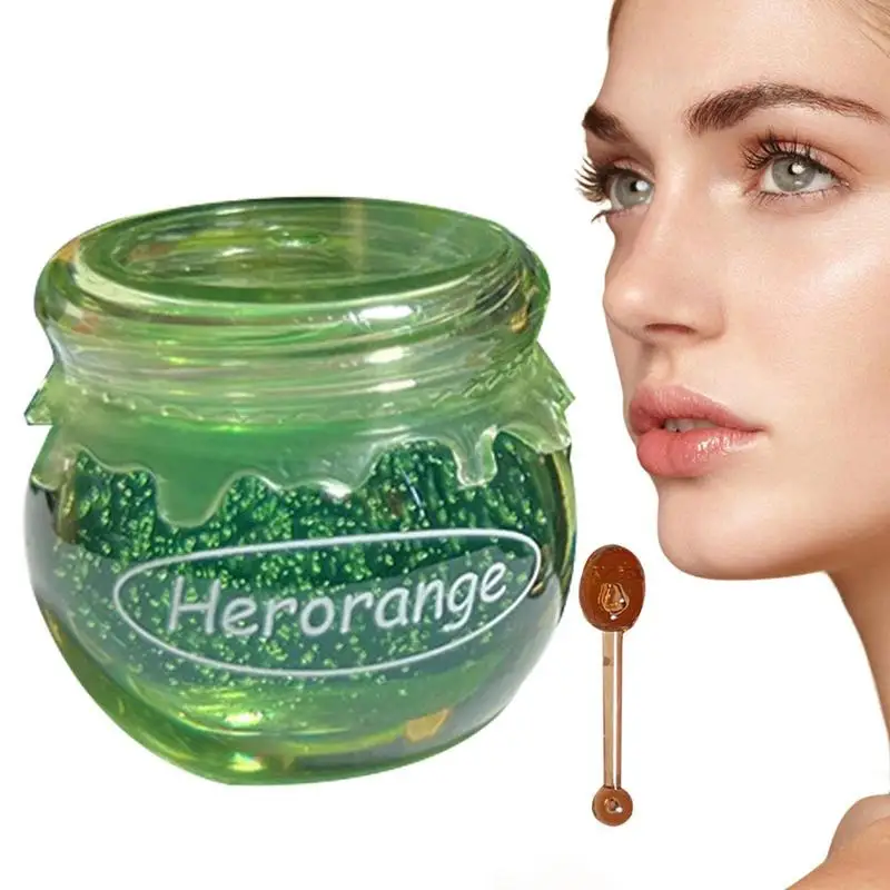 Lippenbalsem Honing Pot Hydraterende Natuurlijke Lip Care Glossy Lippenbalsem Langdurige Hydrating & Preventie Droog Dagelijks Lip Care